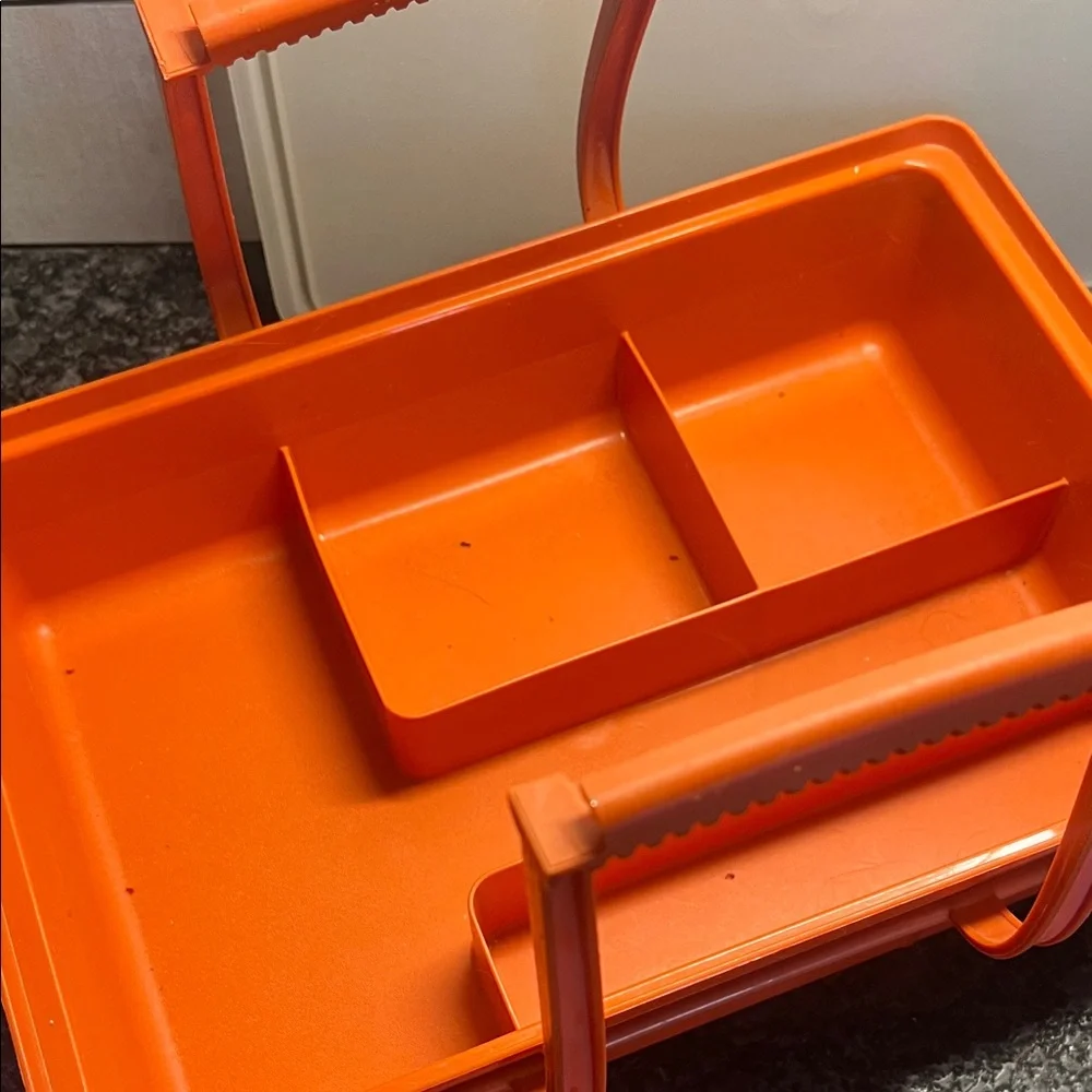 Orange Storage Organizer with Handles